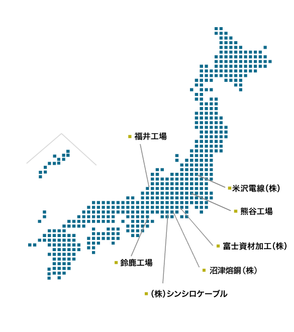 生産拠点一覧MAP